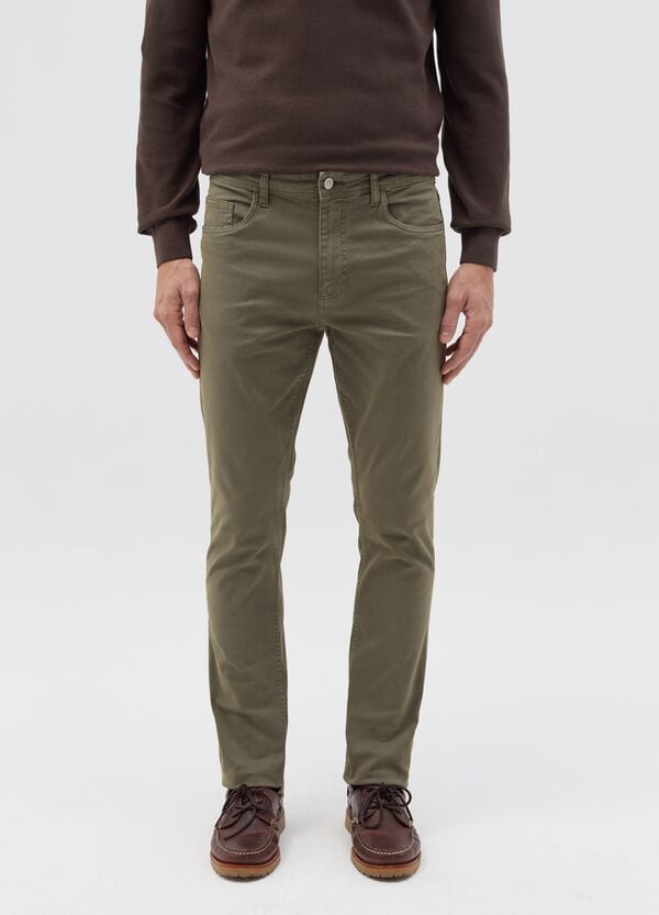 Ovs Pantaloni Skinny Fit Cinque Tasche