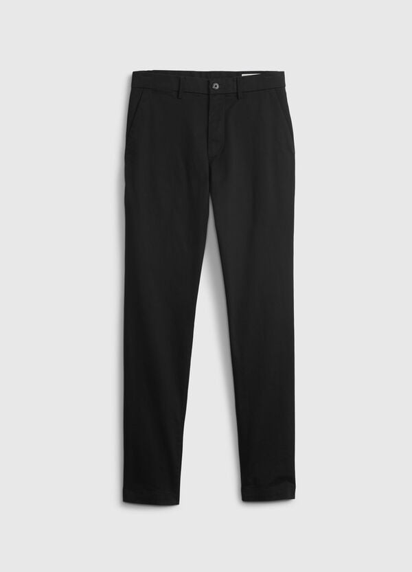 Ovs Pantaloni Slim Fit In Cotone Stretch