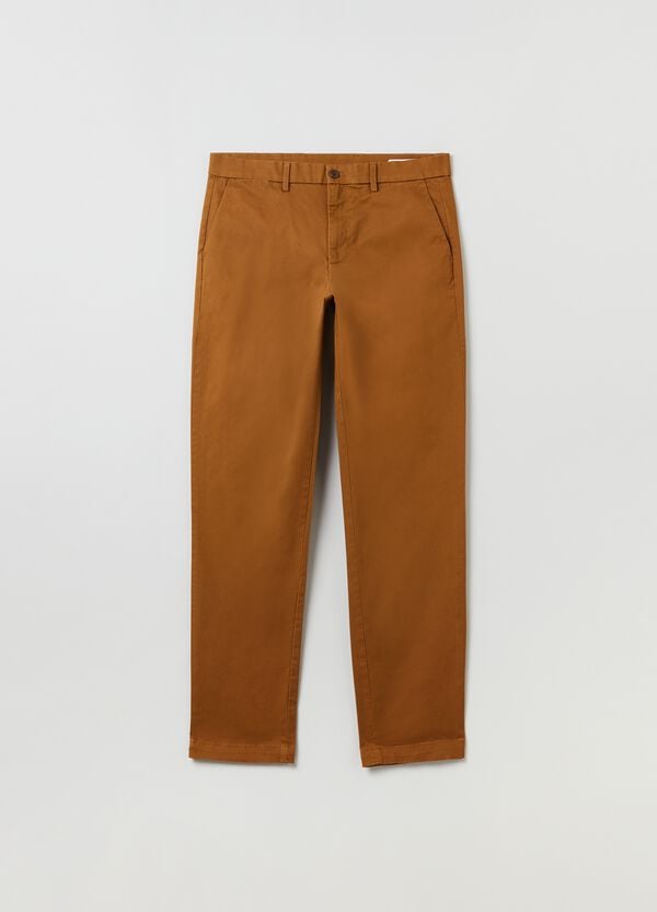 Ovs Pantaloni Slim Fit In Cotone Stretch