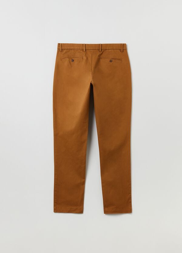 Ovs Pantaloni Slim Fit In Cotone Stretch