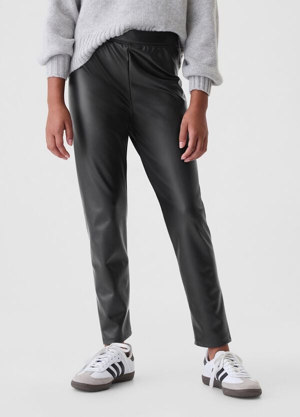 Ovs Pantaloni Slim Fit In Tessuto Lucido