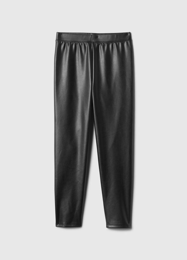 Ovs Pantaloni Slim Fit In Tessuto Lucido