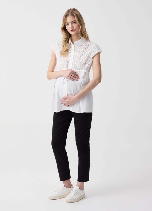 Ovs Pantaloni slim fit premaman con tasche