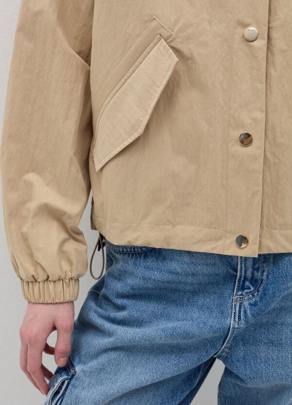 Ovs Parka Corto Con Cappuccio E Coulisse