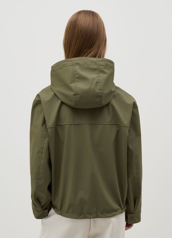 Ovs Parka Corto Con Cappuccio E Coulisse