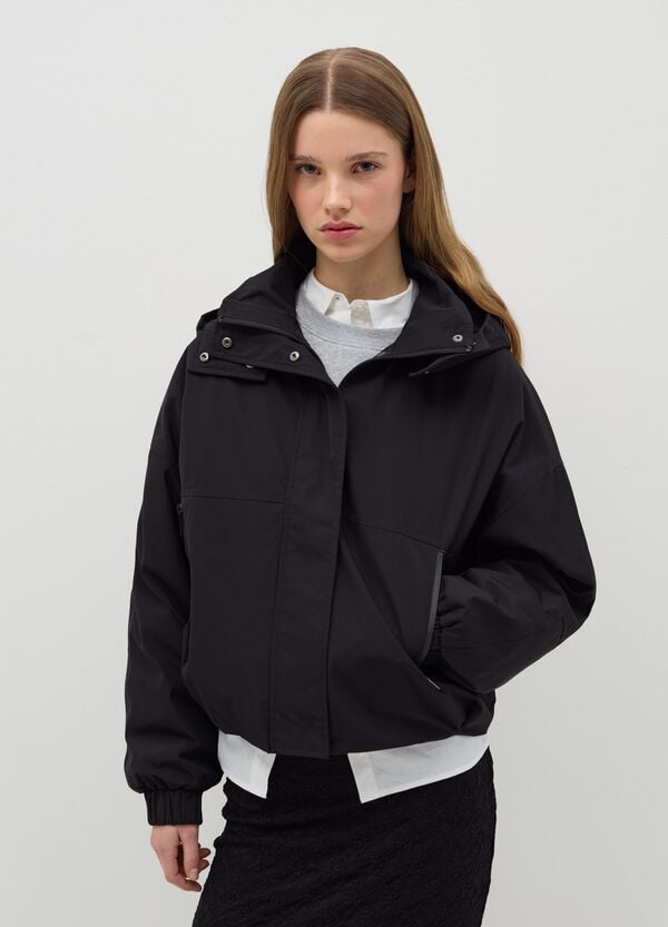 Ovs Parka Corto Imbottito Con Cappuccio