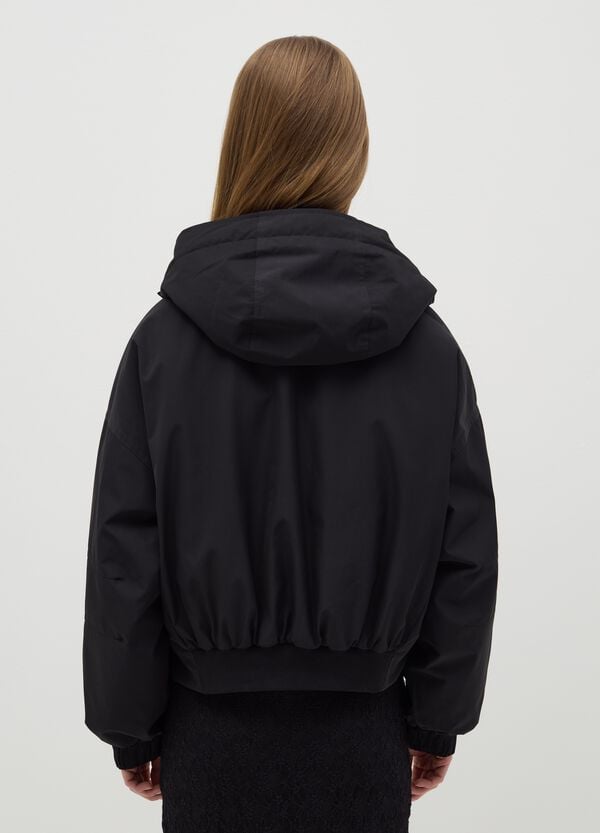 Ovs Parka Corto Imbottito Con Cappuccio