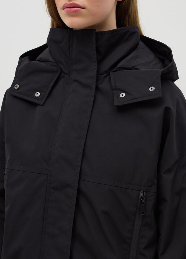 Ovs Parka Corto Imbottito Con Cappuccio