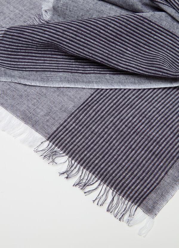 Ovs Pashmina Colorblock Con Motivo A Righe