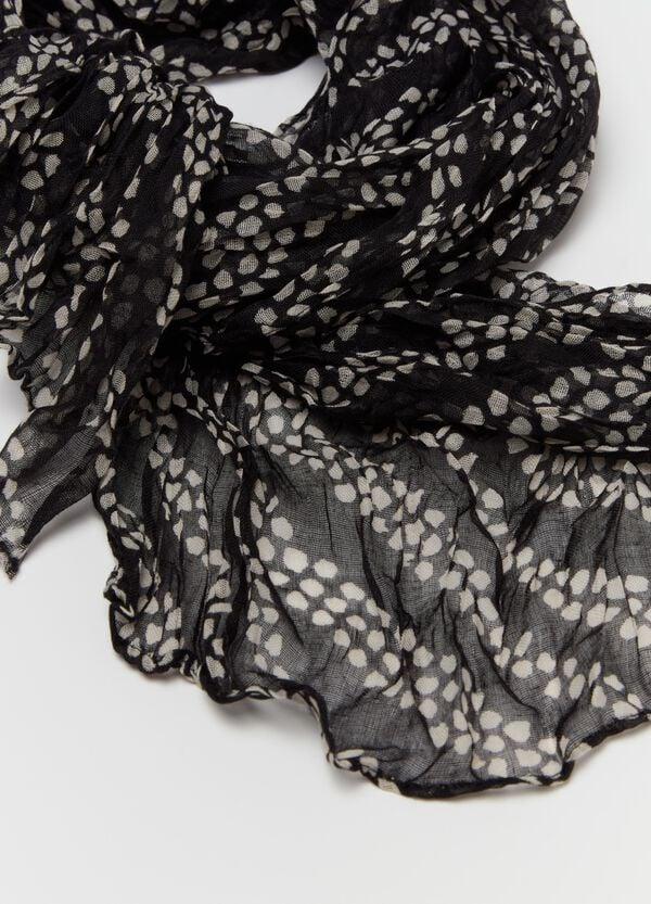 Ovs Pashmina Effetto Crinkle Stampa All-over
