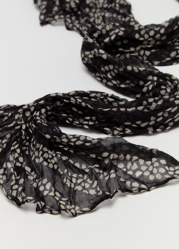 Ovs Pashmina Effetto Crinkle Stampa All-over