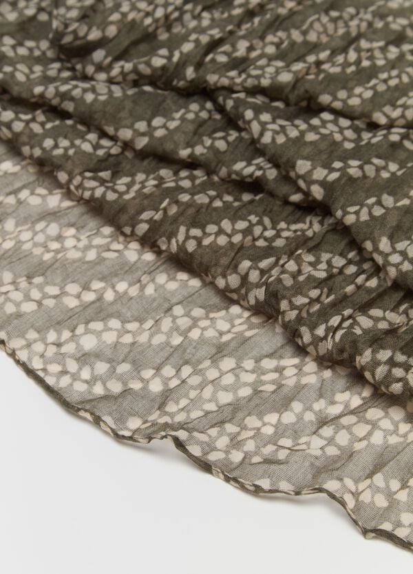 Ovs Pashmina Effetto Crinkle Stampa All-over