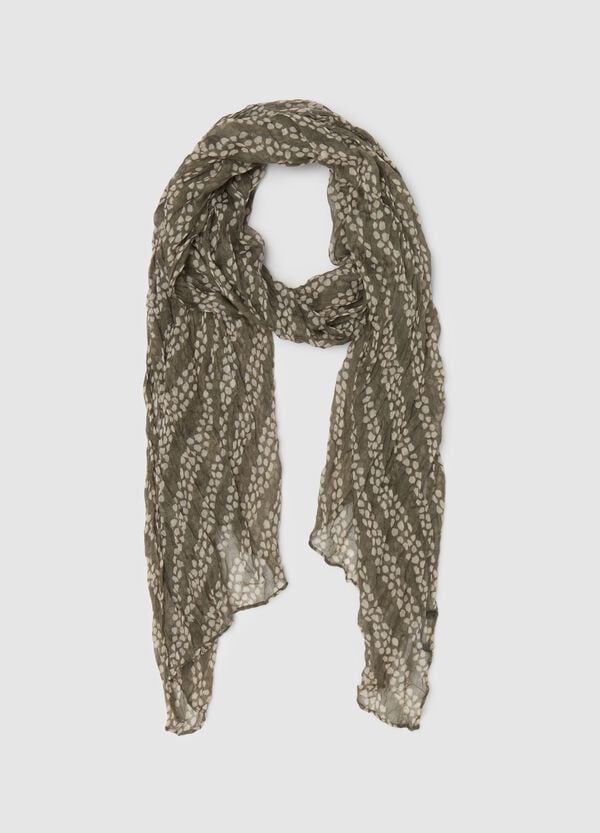 Ovs Pashmina effetto crinkle stampa all-over