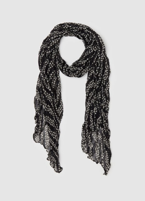 Ovs Pashmina effetto crinkle stampa all-over