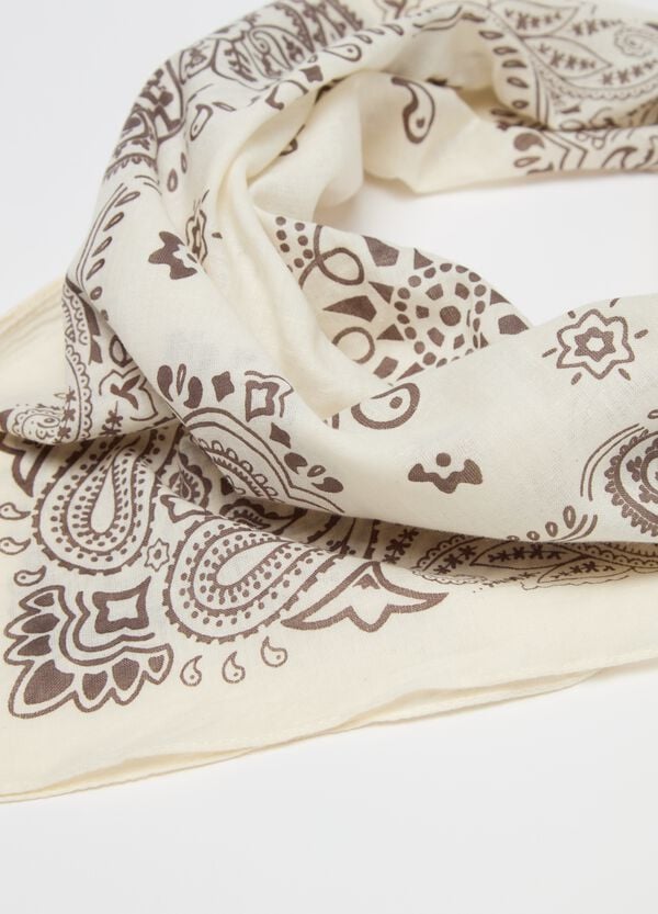 Ovs Pashmina In Cotone Stampa Bandana