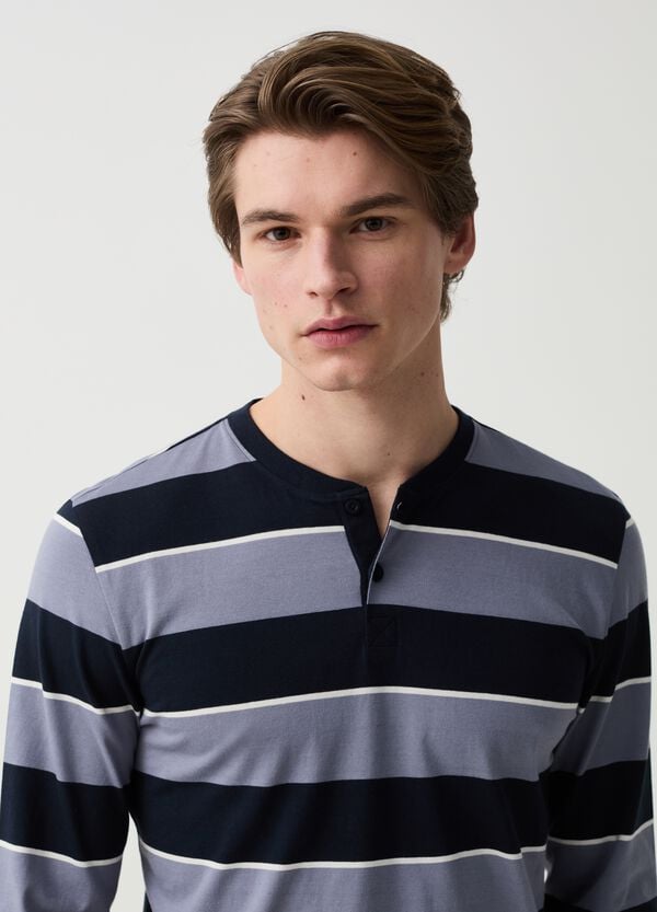 Ovs Pigiama A Righe Con Scollo Serafino