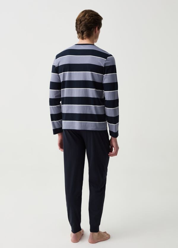 Ovs Pigiama A Righe Con Scollo Serafino