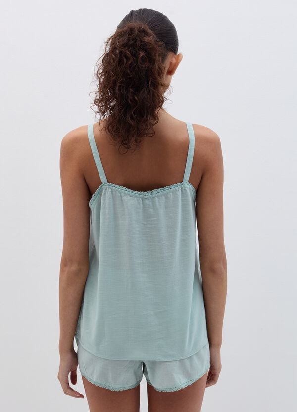 Ovs Pigiama Corto Effetto Fiammato