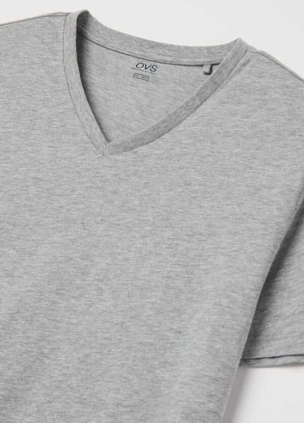 Ovs Pigiama Corto In Cotone Con Scollo A V