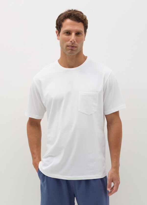 Ovs Pigiama Corto T-shirt Con Tasca