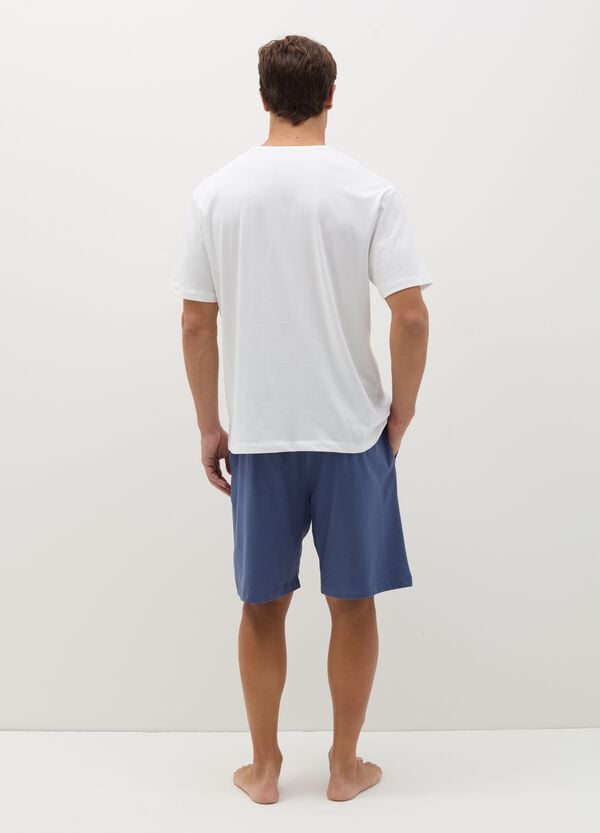 Ovs Pigiama Corto T-shirt Con Tasca