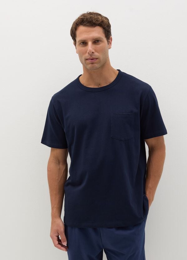 Ovs Pigiama Corto T-shirt Con Tasca