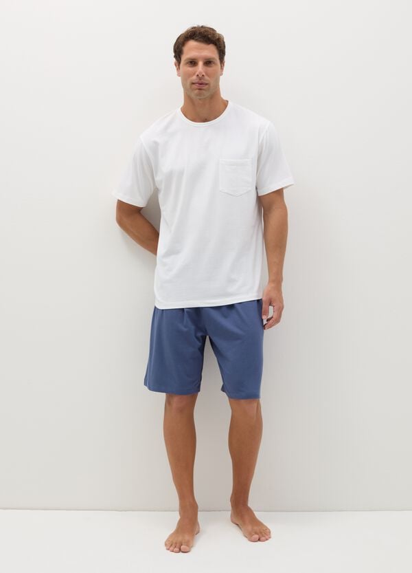 Ovs Pigiama Corto T-shirt Con Tasca