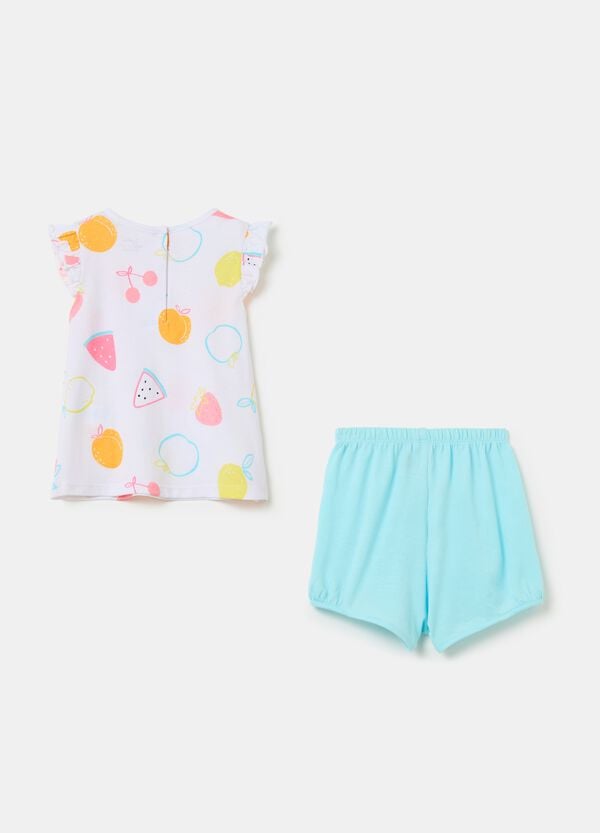 Ovs Pigiama In Cotone Bio Con Stampa