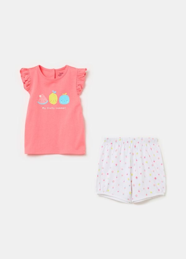 Ovs Pigiama in cotone bio con stampa