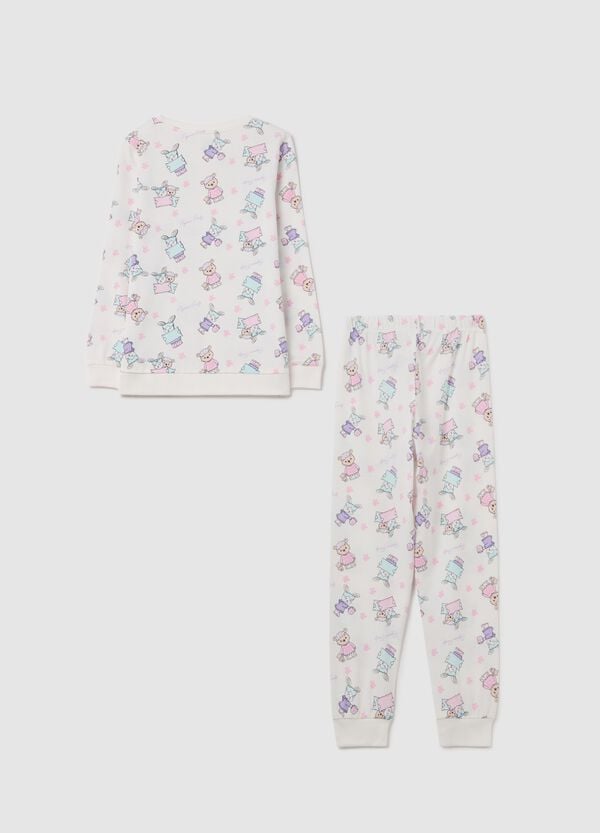 Ovs Pigiama In Cotone Bio Con Stampa All-over