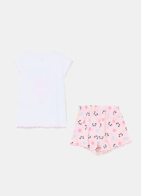 Ovs Pigiama In Cotone Bio Con Stampa