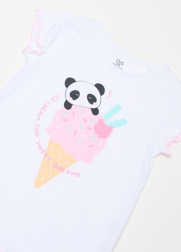 Ovs Pigiama In Cotone Bio Con Stampa