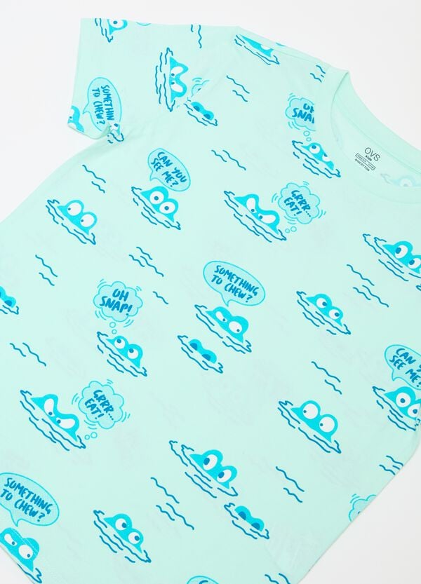 Ovs Pigiama In Cotone Bio Con Stampa