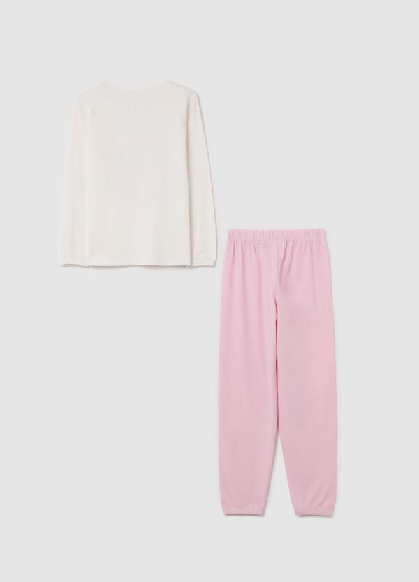 Ovs Pigiama In Cotone Bio Stampa "Pajama Party"
