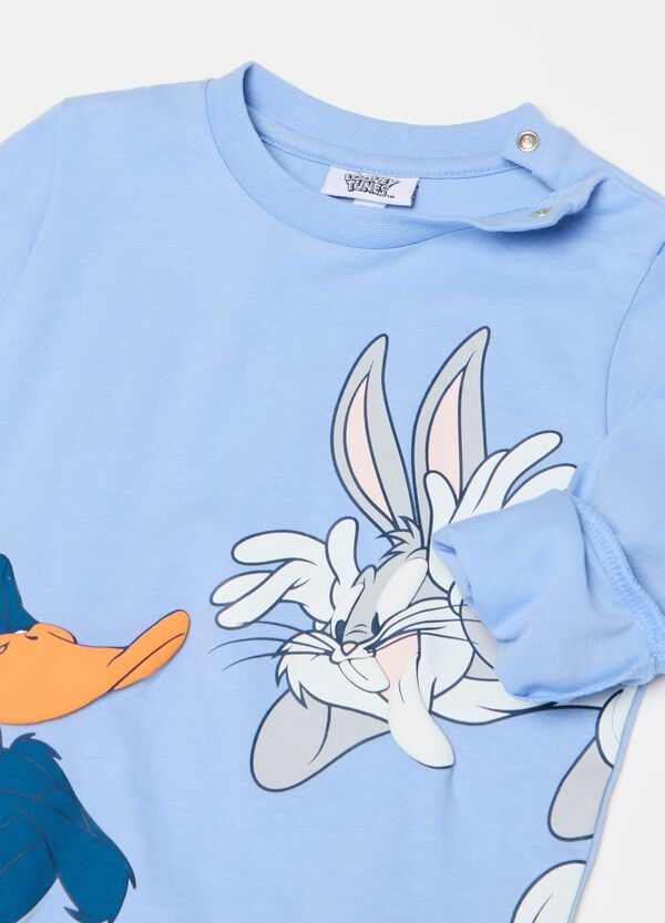 Ovs Pigiama In Cotone Bugs Bunny E Daffy Duck