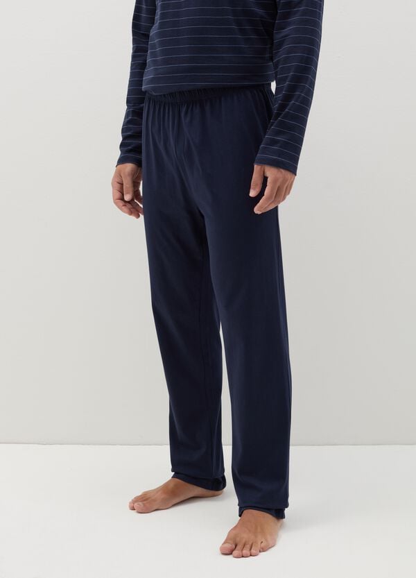 Ovs Pigiama In Cotone Con Fantasia A Righe