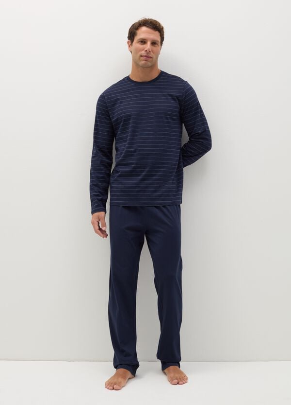 Ovs Pigiama in cotone con fantasia a righe