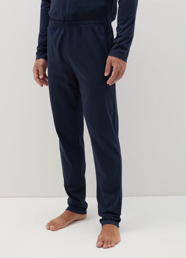 Ovs Pigiama In Cotone Con Piping A Contrasto