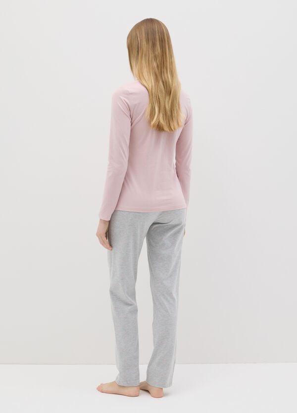 Ovs Pigiama In Cotone Con Scollo Serafino