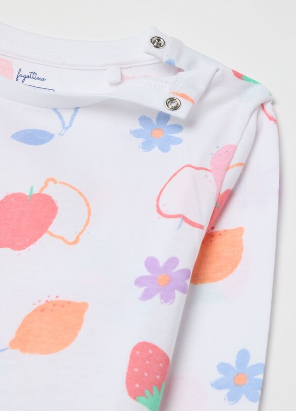 Ovs Pigiama In Cotone Con Stampa Frutta