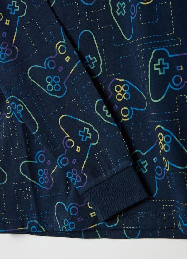 Ovs Pigiama In Cotone Con Stampa Joystick