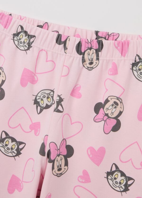 Ovs Pigiama In Cotone Con Stampa Minnie E Figaro
