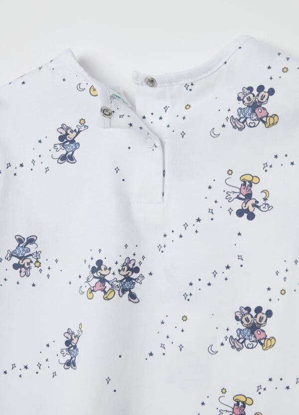 Ovs Pigiama In Cotone Con Stampa Minnie E Topolino