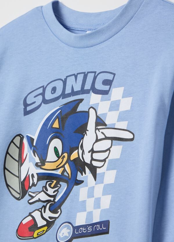 Ovs Pigiama In Cotone Con Stampa Sonic