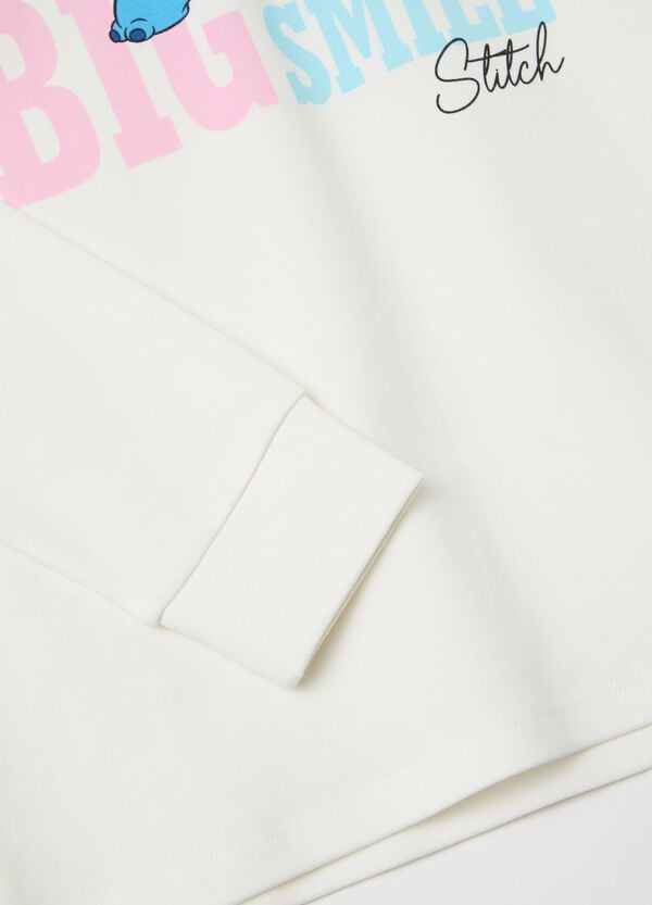 Ovs Pigiama In Cotone Con Stampa Stitch