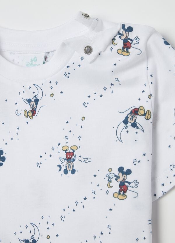 Ovs Pigiama In Cotone Con Stampa Topolino