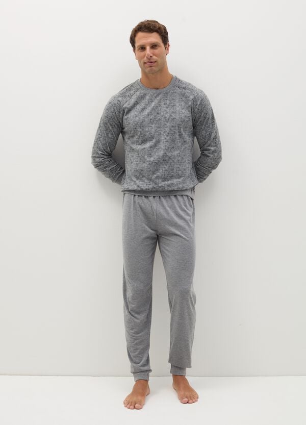 Ovs Pigiama in cotone con stampa