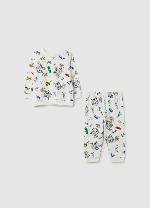 Ovs Pigiama in cotone stampa Tom & Jerry