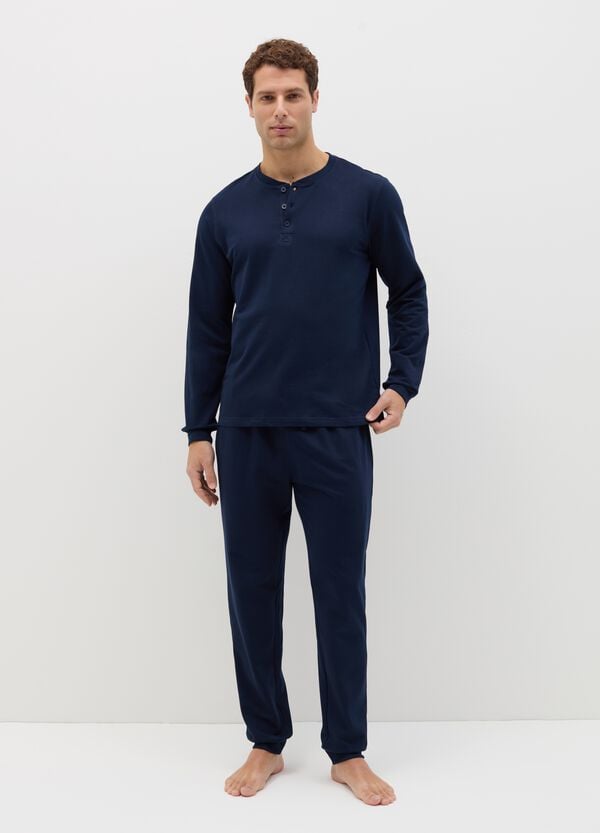 Ovs Pigiama in cotone Supima con scollo serafino