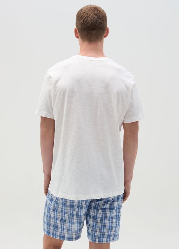 Ovs Pigiama In Slub Jersey Con Shorts Fantasia